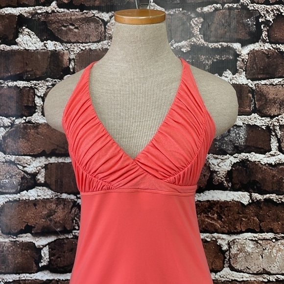 Lululemon Tank Top Women's 6 Orange Sleeveless V-Neck Athletic Shirt - Picture 7 of 14